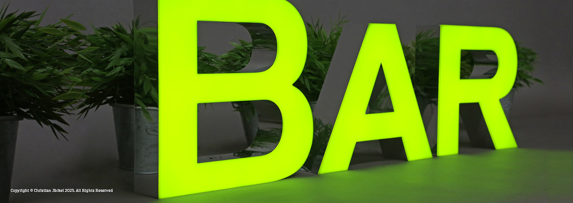 Profil 6 Leuchtbuchstaben Profil 6 Leuchtbuchstaben